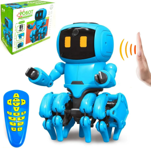 Робот-конструктор осьминог для сборки, управление сенсорное и от пульта